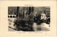 Clecy - Le Deversoir - le Moulin et le Vay à Clécy