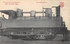 Les Locomotives - Machine De La Cie D'Orleans - Service De Banlieue -
													75 Paris
												