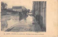 Joigny - Inondation Du 22 Janvier 1910 - Sauvetage En Barque Rue Thibault à Joigny