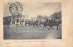 Saumur - Depart Pour Le Service En Campagne - Cavalerie à Saumur