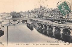 La Sarthe Et Le Mans - Vue Prise Du Quai De L'Amiral Lalande au Mans