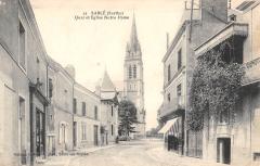 Sable - Quai Et Eglise Notre Dame