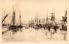 Honfleur - Scene à Honfleur