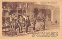 Nievre - Cpa Illustrateur - Legende De Saint Saulge - Le Maire De La Comm à Saint-Saulge
