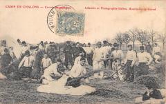 Camp De Chalons - Corvee De Paillasses