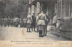 En Champagne - Apres La Derniere Offensive - Les Generaux Recoivent Joffr