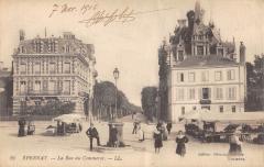 Epernay - La Rue Du Commerce à Épernay