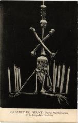 Montmartre - Cabaret du Néant - Lampadaire funéraire à Paris 18e