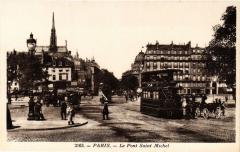 Paris 5e-Le Pont Saint Michel à Paris 5e