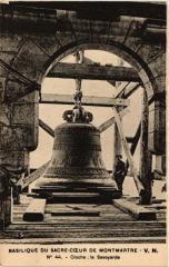 Carte postale ancienne Basilique du Sacré-Coeur de Montmartre - Cloche : la Savoyarde
                                                                     à Paris 18e
                                