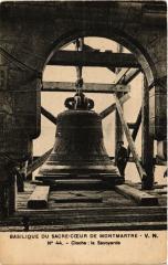 Carte postale ancienne Basilique du Sacré-Coeur de Montmartre - Cloche : la Savoyarde
                                                                     à Paris 18e
                                