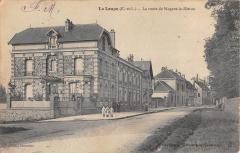 La Loupe - La Route De Nogent Le Rotrou - Affranchissement Special Verso à La Loupe