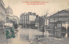 Nantes - Les Inondations - Decembre 1910 - Place Lamoriciere Et Rue Brass à Nantes