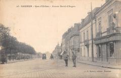 Saumur - Gare D'Orleans - Avenue David D'Angers - cliché rare à Saumur