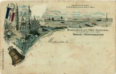 Panorama de Paris - Vu de la Basilique du Sacré-Coeur à Paris 18e