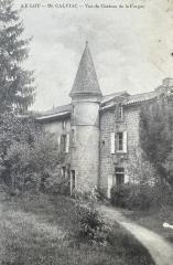 Calviac - Vue du Château de la Fargue à Sousceyrac-en-Quercy