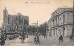 Le Mans - Cathedrale Et Theatre -
																					72100 Le Mans
																			