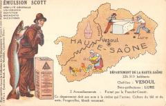 Cpa Epresentant Le Departement De La Haute Saone - Cpa Publicite