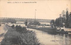 Sens - Le Pont De Fer Du Chemin De Fer De L'Est à Sens