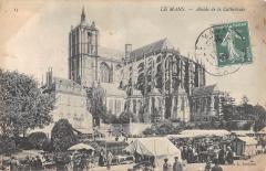 Le Mans - Abside De La Cathedrale au Mans