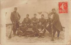 Carte Photo - 19e Compagnie - Camp D'Auvours - Militaria - Guerre -
													72 Sarthe
												