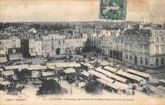 Le Mans - Panorama De La Place De La Republique Un Jour De Marche -
																					72100 Le Mans
																			