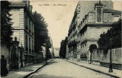 Carte postale ancienne Rue Erlanger
                                                                     à Paris 16e
                                