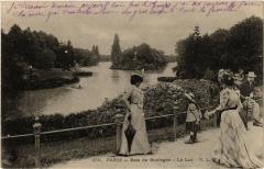 Carte postale ancienne Bois de Boulogne - Le Lac
                                                                     à Paris 16e
                                