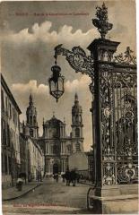 Nancy-Rue de la Constitution et Cathédrale à Nancy