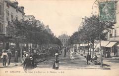 Lorient - Le Cours - La Bove Vers Le Theatre à Lorient