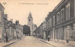 Sancergues - Grande Rue Et Eglise -
																					18140 Sancergues
																			