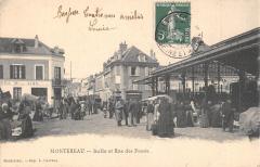 Montereau - Halle Et Rue Des Fosses