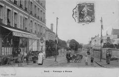Deuil - Passage A Niveau - cpa émail
