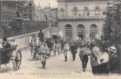 Rouen - Fetes Normandes 1909 - L'Rrivee Des Reines A La Gare La Rue Verte -
																					76100 Rouen
																			