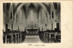 Chigy interieur de l'eglise