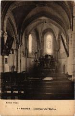 Beines interieur de l'eglise -
																					89800 Beine
																			