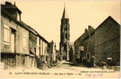St Pere une rue et eglise