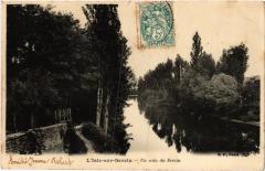 L'Isle sur Serein un coin du Serein à L'Isle-sur-Serein