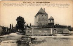 Cravant le chateau et eglise