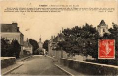 Cravant entree de la ville
