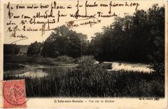 L'Isle sur Serein vue sur la Riviere à L'Isle-sur-Serein