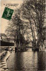 L'Isle sur Serein un coin de la Riviere à L'Isle-sur-Serein