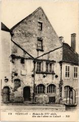Vezelay Maison du Xve siecle -
													89 Yonne
												
