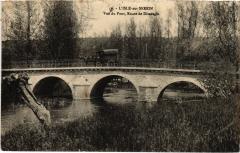 L'Isle sur Serein vue du pont à L'Isle-sur-Serein