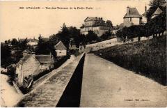 Avallon vue des Terreaux de la Petite Porte à Avallon