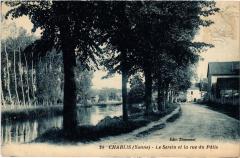 Chablis le Serein et Rue du Patis à Chablis