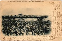 Coulanges le Vineuse vue prise de devant la ville