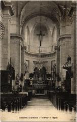 Coulanges le Vineuse interieur de l'eglise