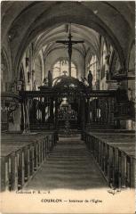 Courlon interieur de l'eglise