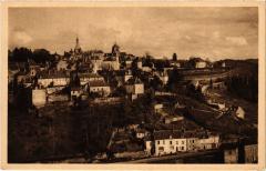 Avallon vue prise de la Morlande à Avallon